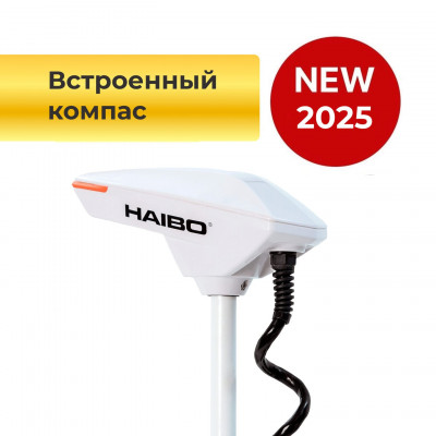 Электромотор HAIBO IPENGUIN P002 24v/60 New 2025 + ВСТРОЕННЫЙ КОМПАС